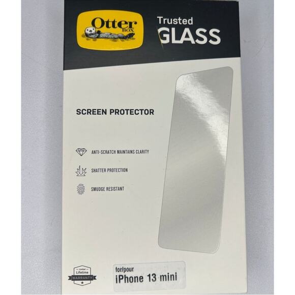 OtterBox Screen Protector Glass‎ Phone IPhone 13 Mini NEW in Box - Picture 1 of 1